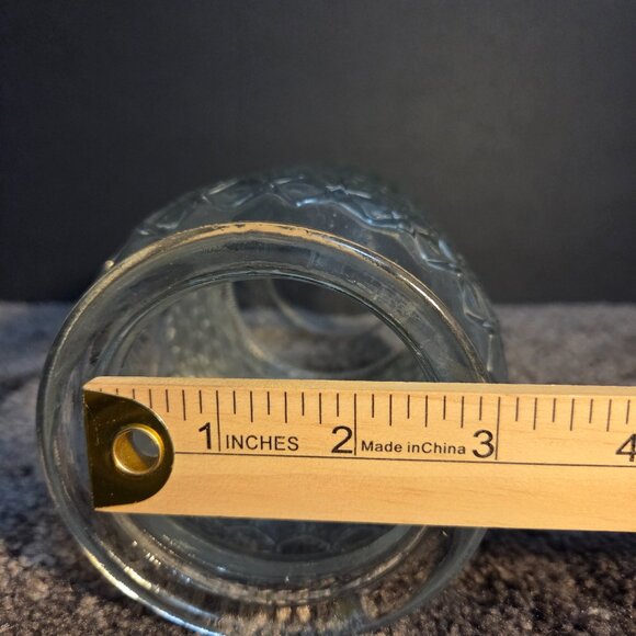 2 Rustic Chicken Wire & Rooster Clear Glass Canisters w/Lids Honeycomb Farmhouse - Picture 11 of 12